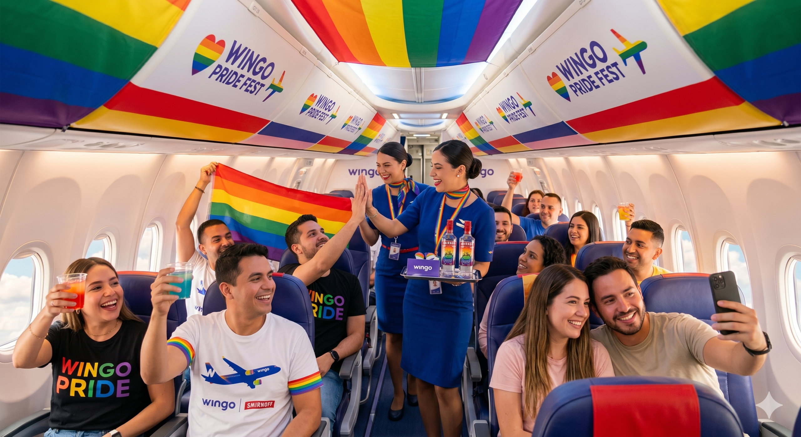 Wingo celebra el Orgullo desde el aire con Pride Fest