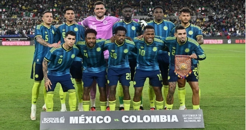 Nueva era: Colombia igualó 1-1 ante México en Baltimore